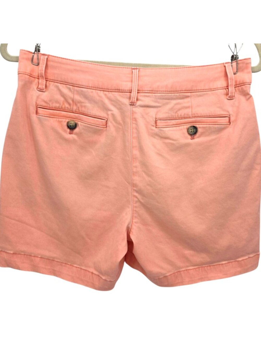 Tommy Bahama Womens 2 Shorts Live The Island Life Neon Orange Cotton Tencel - Picture 4 of 7